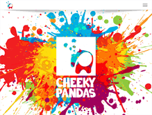 Tablet Screenshot of cheekypandas.com